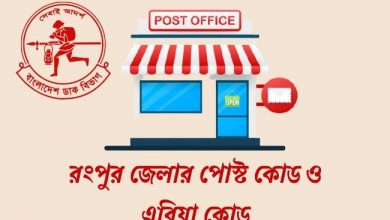rangpur district post code