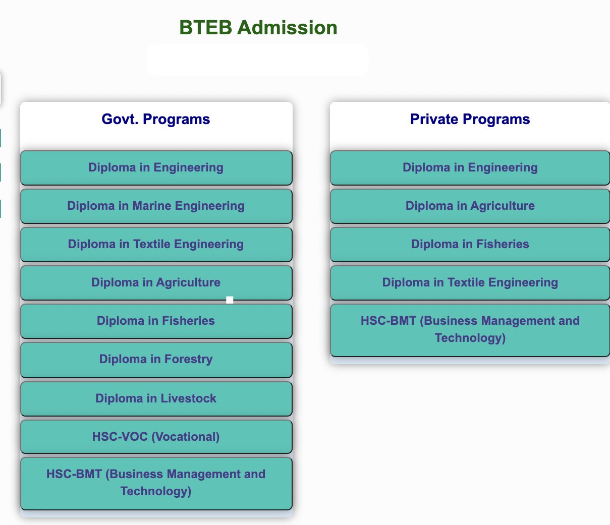 bteb-admission-online